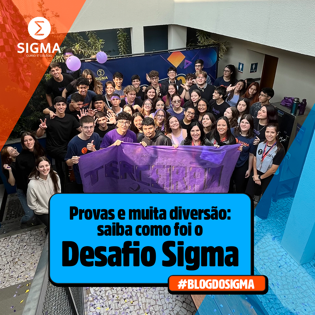 Ensino médio Sigma: saiba como foi o Desafio Sigma, nossa gincana anual